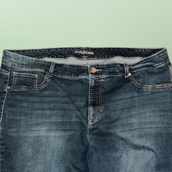 Plus Size Maurices High Rise Jeans Size 24W Regular 44x31 #119 - Picture 2 of 5